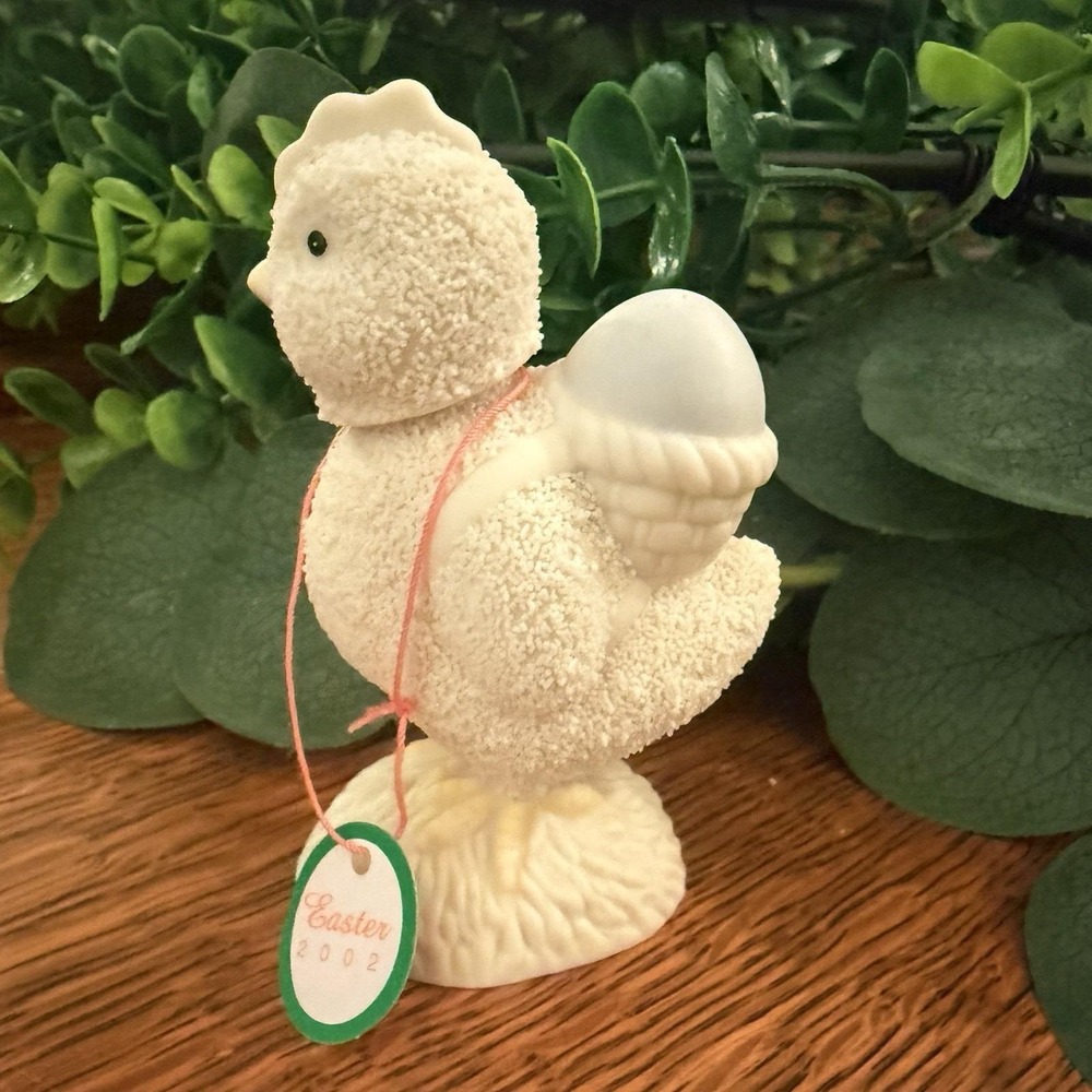 Department‎ 56 Easter Chick Bobble Head 2002 Vintage Spring Animal Tagged